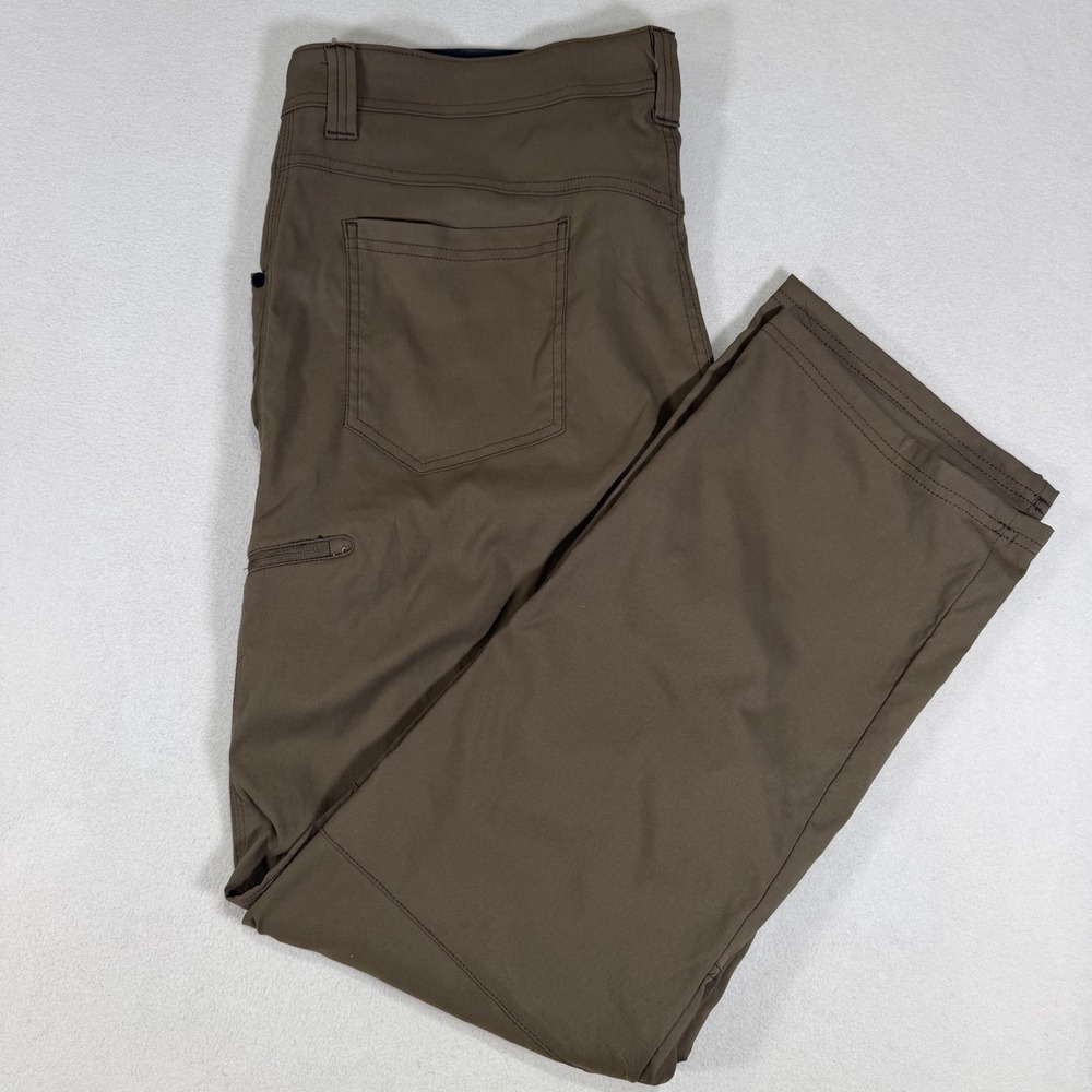 Wrangler ATG Cargo Pants‎ Mens 40x30 Outdoor Performance Brown Hiking Flex Waist